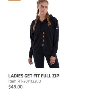 OTF coach zip up hoodie